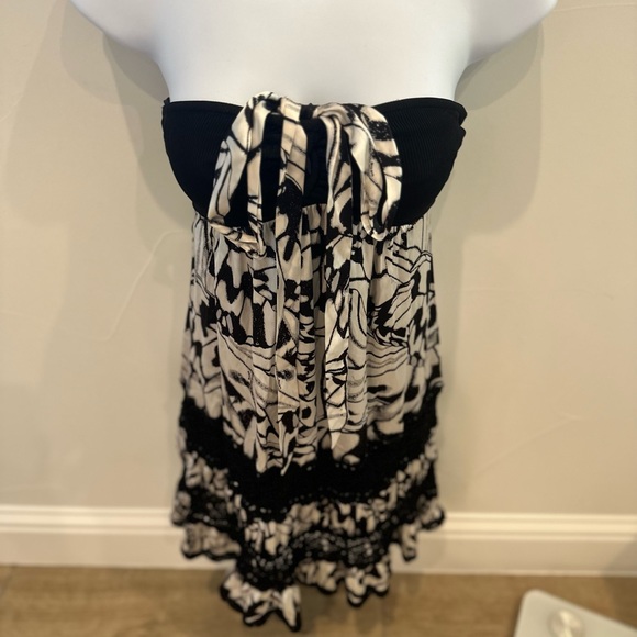 Bebe Black & White Dress - XS - Picture 2 of 13